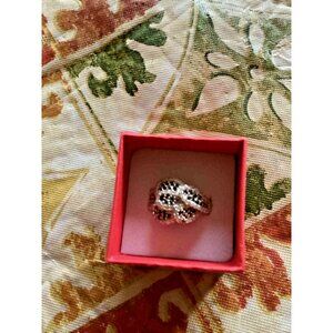 Sterling Silver Gemstone Ring Size 7